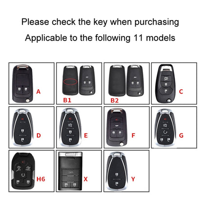 For Chevrolet Car Key Cover Multifunctional Keychain Anti-lost Number Plate, Style: B2 - Car Key Cases by buy2fix | Online Shopping UK | buy2fix