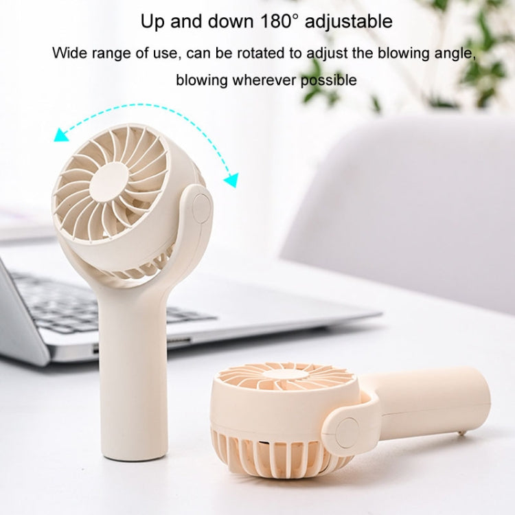 Mini Handheld Small Fan Rechargeable Mute Desktop Portable Fan(Green) - Electric Fans by buy2fix | Online Shopping UK | buy2fix