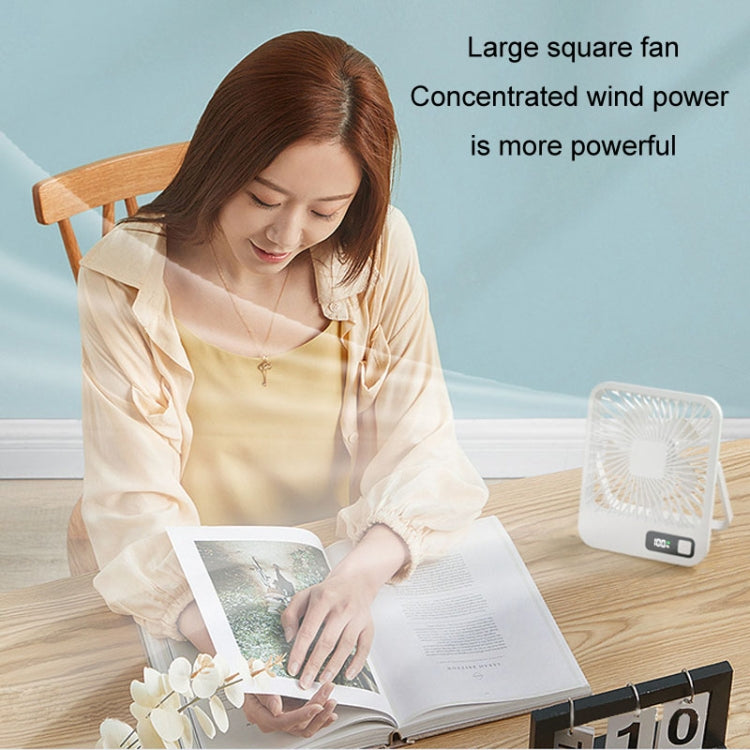 Home Desktop Wall Mounted Fan USB Portable Desktop Mini Fan(Ginger) - Electric Fans by buy2fix | Online Shopping UK | buy2fix