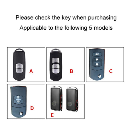 For Mazda Car Key Mover Multifunctional Keychain Anti-lost Number Plate(D) - Car Key Cases by buy2fix | Online Shopping UK | buy2fix