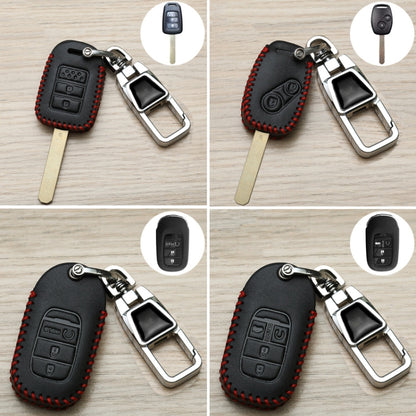 For Honda Car Key Cover Multifunctional Keychain Anti-lost Number Plate, Style: X - Car Key Cases by buy2fix | Online Shopping UK | buy2fix