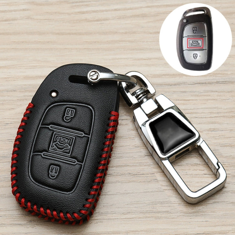 For Hyundai Car Key Cover Multifunctional Keychains Anti-lost Number Plates, Style: D - Car Key Cases by buy2fix | Online Shopping UK | buy2fix