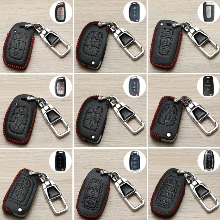 For Hyundai Car Key Cover Multifunctional Keychains Anti-lost Number Plates, Style: D - Car Key Cases by buy2fix | Online Shopping UK | buy2fix