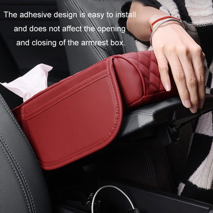 Car Armrest Box Booster Pad Widened Interior Tissue Box, Color: Black - Stowing Tidying by buy2fix | Online Shopping UK | buy2fix