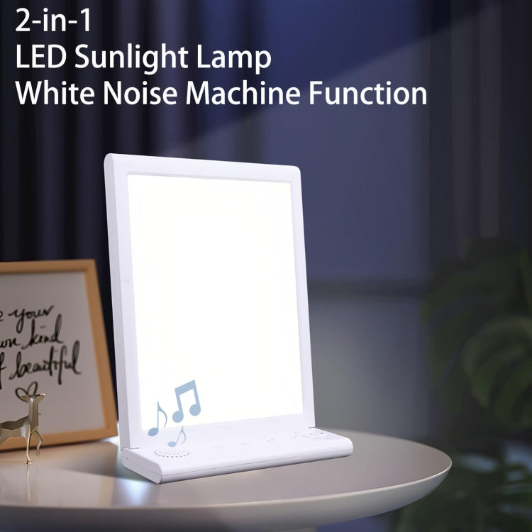 SAD White Noise Phototherapy Lamp Smart Emotional Night Light Music Decompression Therapy Light With Type-C Line+US Plug - Others by buy2fix | Online Shopping UK | buy2fix