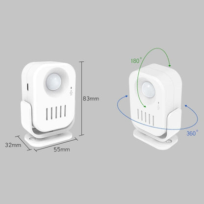 N911P Intelligent Infrared Sensor Recordable Doorbell Welcome Voice Prompt Loudspeaker - Sensor Doorbell by buy2fix | Online Shopping UK | buy2fix