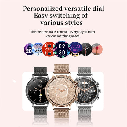 V60 1.39 Inch Health Monitoring Multifunctional Waterproof Bluetooth Call Smart Watch, Color: Silver - Smart Watches by buy2fix | Online Shopping UK | buy2fix