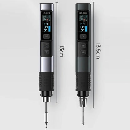 FNIRSI Portable Constant Temperature Soldering Iron Set, Model: HS-02B Upgrade K+C2C Line+90W US Plug - Soldering Iron Set by FNIRSI | Online Shopping UK | buy2fix