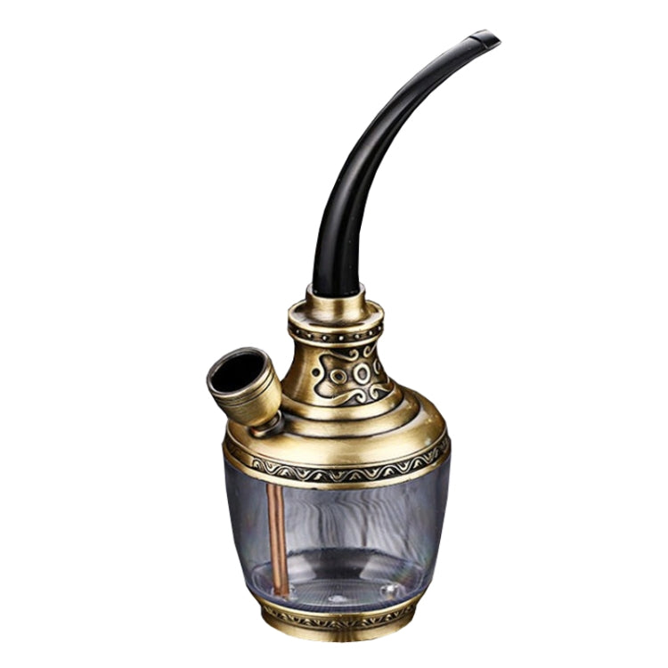 HENGDA HD-806 Dual Purpose Multifunctional Filtered Hookah With Long Hose(Gold) - Hookah Accessories by HENGDA | Online Shopping UK | buy2fix