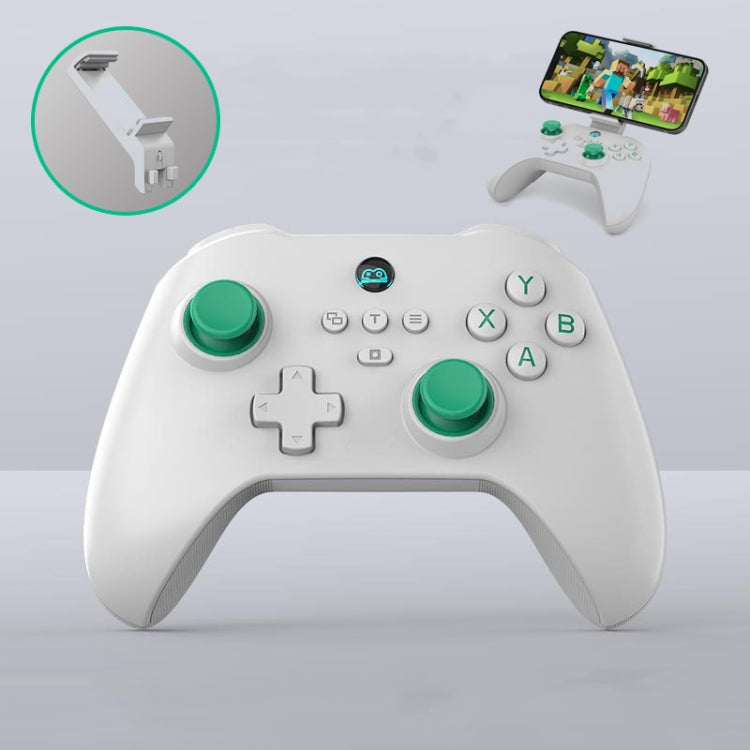 Z03 Wireless Bluetooth Game Controller For Switch / IOS / Android / PC / PS3 / PS4, Spec: White+Bracket - Gamepads by buy2fix | Online Shopping UK | buy2fix