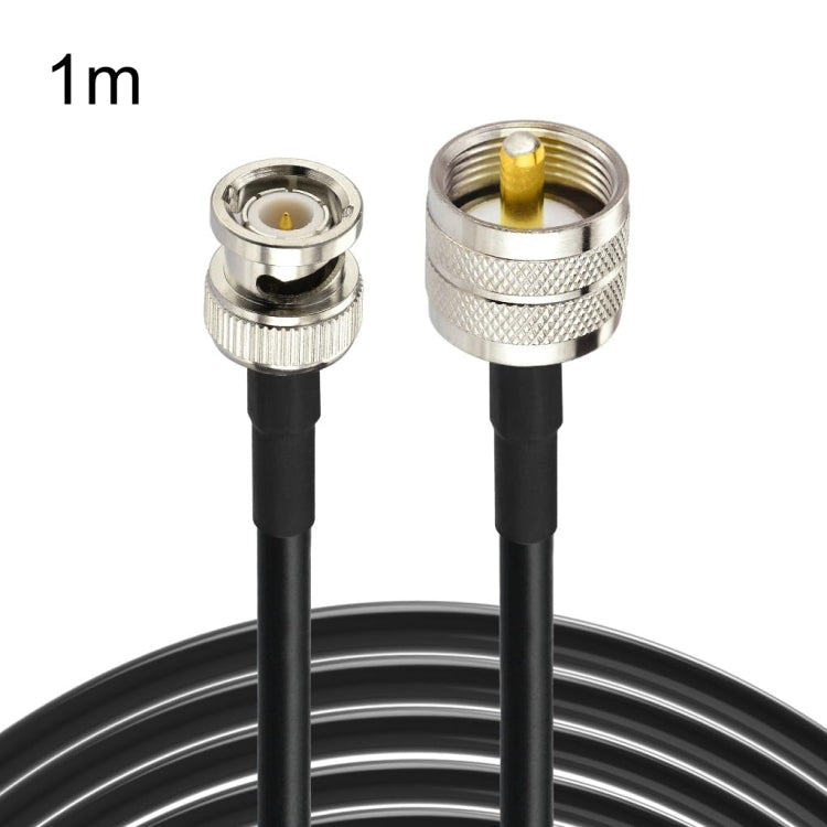 1m BNC Male To UHF Male RG58 Adapter Cable - Cable by buy2fix | Online Shopping UK | buy2fix