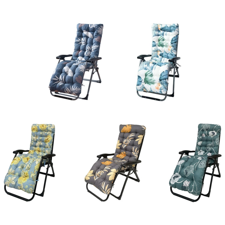 170 x 53 x 8cm Thickened Printed Hooded Strap Home Patio Lounger Mat(Autumn Leaves) - Cushions & Pillows by buy2fix | Online Shopping UK | buy2fix