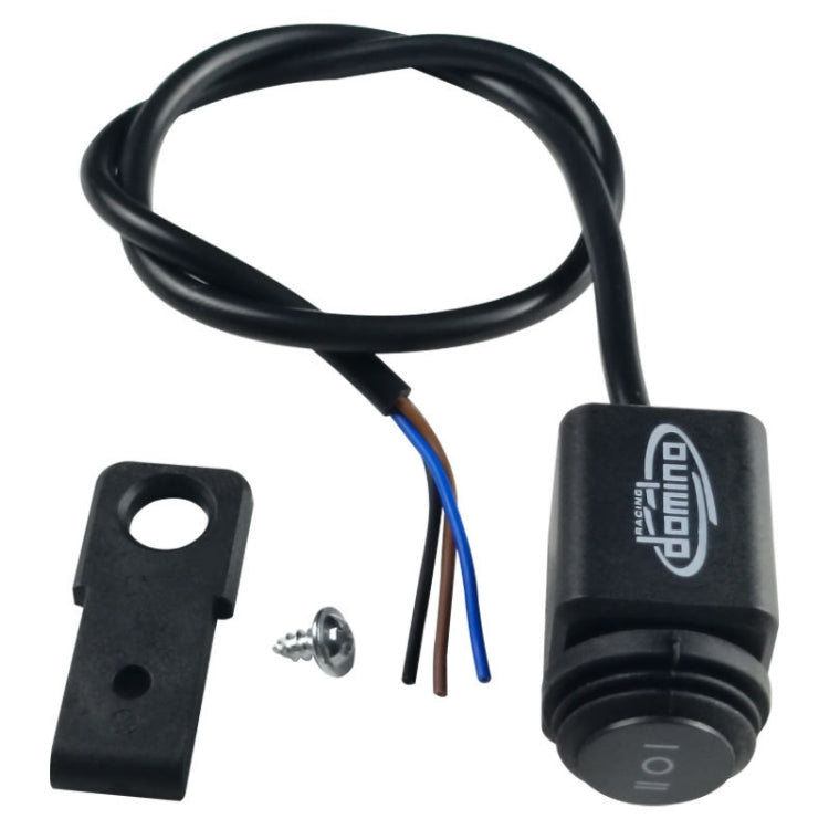 domino Motorcycle Electric Bike Headlight Switch Rearview Mirror Modification Left / Right Universal Switch - Electrical System by domino | Online Shopping UK | buy2fix