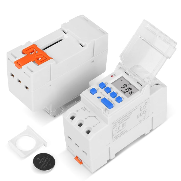 SINOTIMER TM919A-3 24V 16A Din Rail Mount Digital Timer Switch Microcomputer Weekly Programmable Time Relay Control - Switch by SINOTIMER | Online Shopping UK | buy2fix