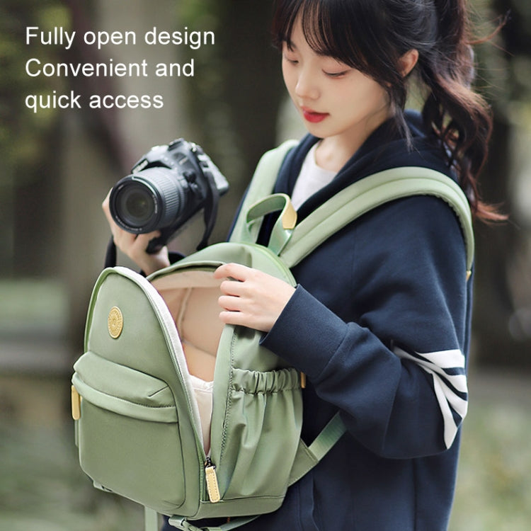 Cwatcun D125 Small Shoulder Camera Bag Casual Commuter DSLR Backpack(Black) - Backpack by Cwatcun | Online Shopping UK | buy2fix