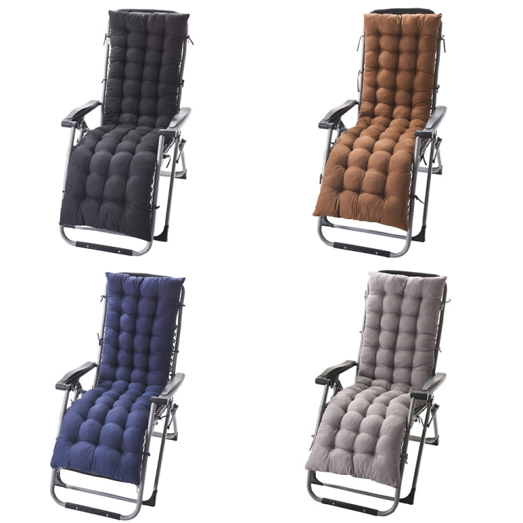 125x48x8cm Thickened Soft Home Recliner Cushions Garden Rocking Chair Cushions(Light Coffee) - Cushions & Pillows by buy2fix | Online Shopping UK | buy2fix