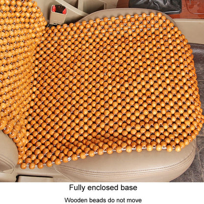 Car Wood Beaded Cushion Universal Car Seat Cover Summer Interior Supply(Coffee) - Seat Accessories by buy2fix | Online Shopping UK | buy2fix