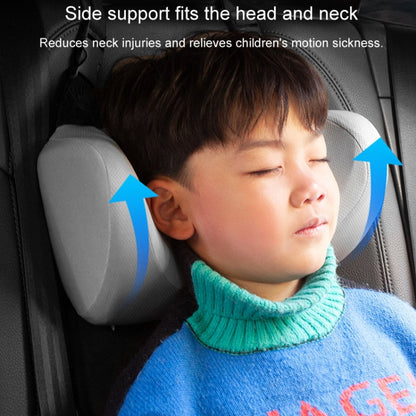 Car U-shaped Neck Pillow Soft Headrest Children Car Seat Side Sleeping Pillow(Sky Blue) - Seat Accessories by buy2fix | Online Shopping UK | buy2fix