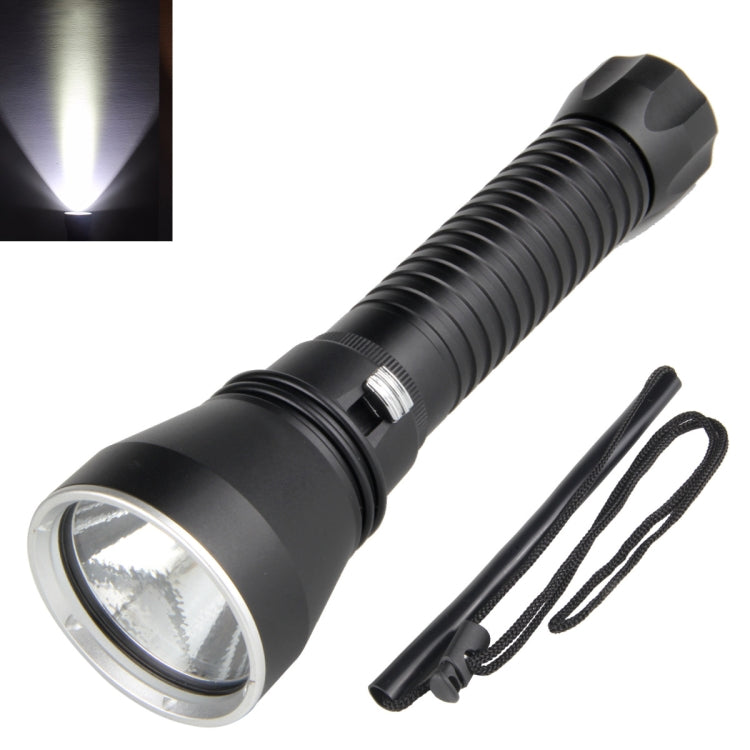 XHP70.2  Diving Flashlight 3000 Lumens IPX8 Waterproof Underwater 80m 5000mAh x 2 White Light - Diving Flashlight by buy2fix | Online Shopping UK | buy2fix