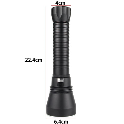 XHP70.2  Diving Flashlight 3000 Lumens IPX8 Waterproof Underwater 80m 5000mAh x 2 White Light - Diving Flashlight by buy2fix | Online Shopping UK | buy2fix