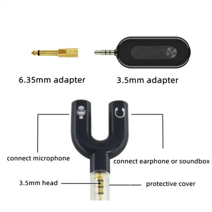 Elebest 3.5mm Wireless Lavalier Microphone Mini Clip-On Mic, Spec: One Drag One Set 2 - Microphone by Elebest | Online Shopping UK | buy2fix