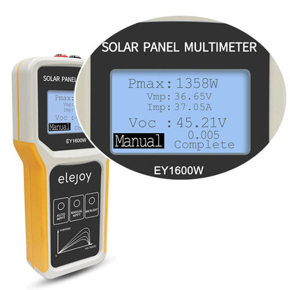 elejoy 1600W MPPT Solar Photovoltaic Panel Multimeter(EY1600W) - Digital Multimeter by elejoy | Online Shopping UK | buy2fix