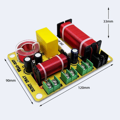 WEAH-3007B Home Cinema Speaker Crossover High Medium And Low 3-Way Audio Modification Divider - Audio Crossover by buy2fix | Online Shopping UK | buy2fix