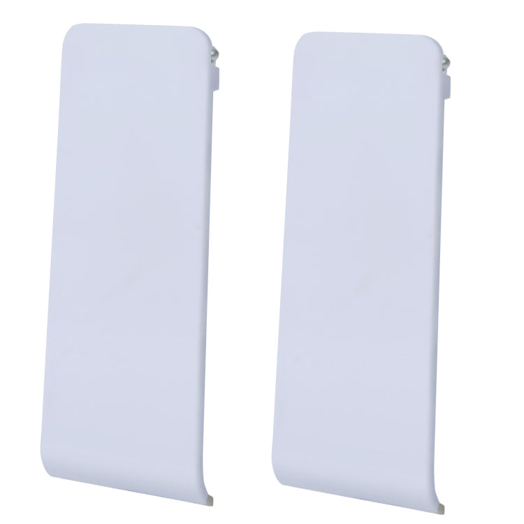 For Nintendo Switch Console 2pcs Replacement Kickstand Back Shell Holder(White) - Holder by buy2fix | Online Shopping UK | buy2fix