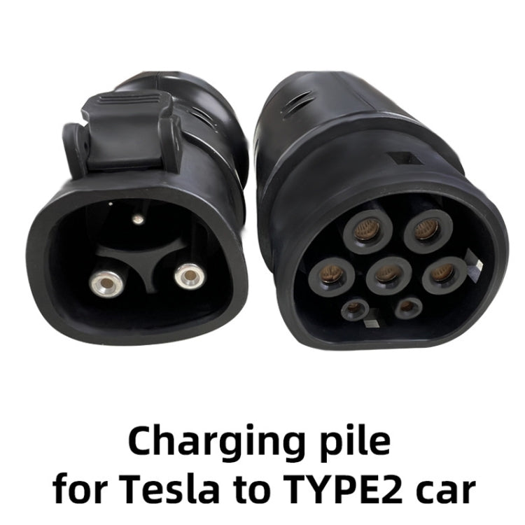 For Tesla-TYPE2 Electric Vehicle Charging Station Adapter Conversion Head(QYTZO-32-220V) - EV Charger Accessories by buy2fix | Online Shopping UK | buy2fix