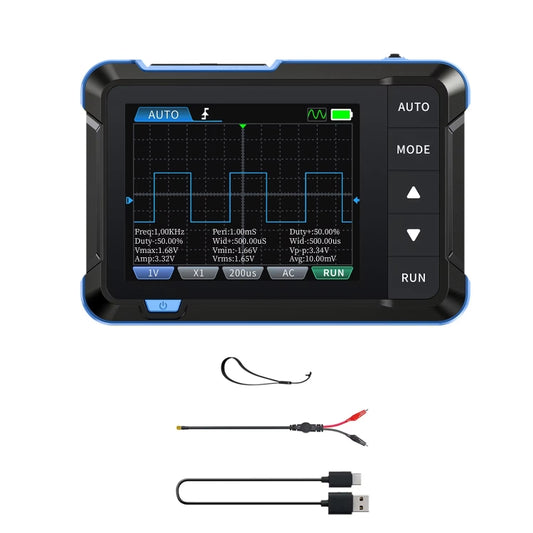 FNIRSI 2 In 1 Mini Portable Digital Oscilloscope Signal Generator, Set: Standard - Digital Multimeter by FNIRSI | Online Shopping UK | buy2fix