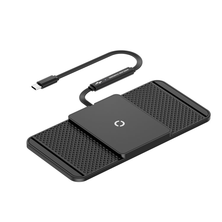 Avoid Camera Universal Car Wireless Charger Anti-slip Mat(TYPEC Interface 0.3m) - Wireless Charging Pads by buy2fix | Online Shopping UK | buy2fix