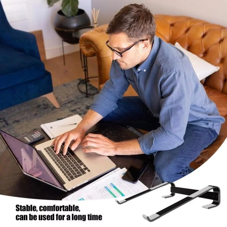 Aluminum Alloy Desktop Laptop Stand(Silver) - Laptop Stand by buy2fix | Online Shopping UK | buy2fix