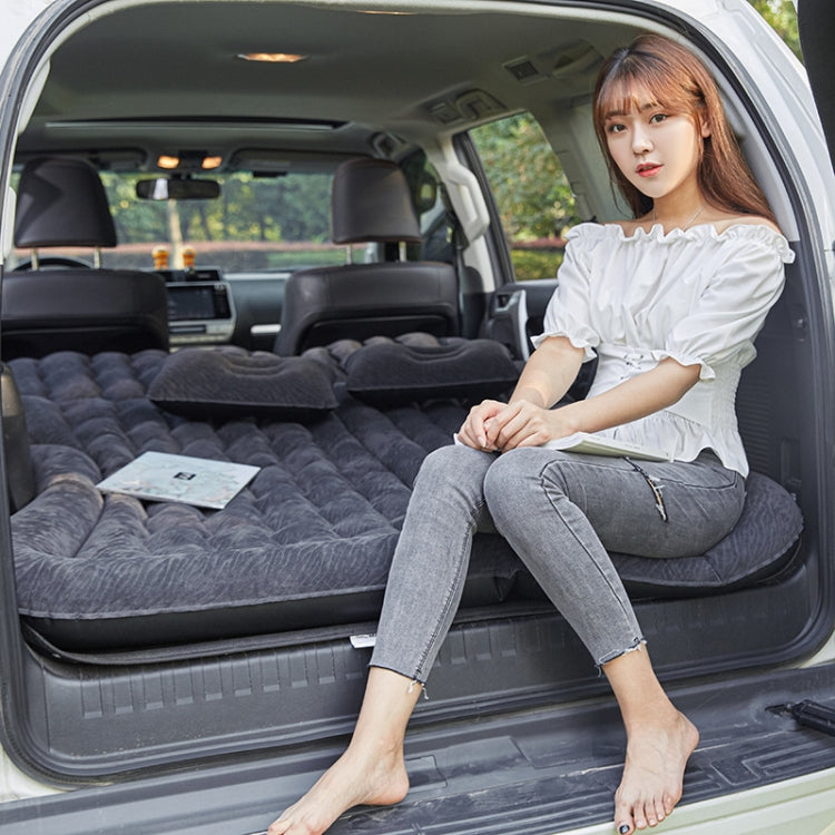 Inflatable Mattress For Car Travel SUV Rear Seat/Trunk, Color: Beige Dual-purpose Long Pier - Seat Accessories by buy2fix | Online Shopping UK | buy2fix