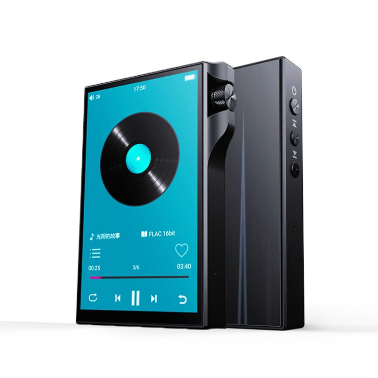 4.0 Inch Touch MP3 DSD Hard Resolution Mastering Grade Music Player, Memory: 16GB(Black) - MP3 Player by buy2fix | Online Shopping UK | buy2fix