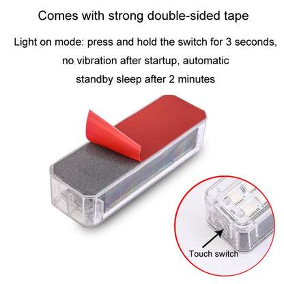 Solar Car Warning Double-Row Flashing Lights, Color: Red - Warning Lights by buy2fix | Online Shopping UK | buy2fix