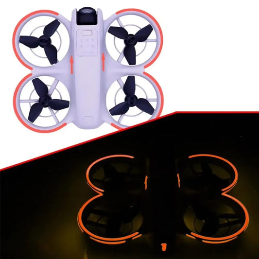 For DJI Neo Luminous Stickers Night Glow Cool Film(Red) - Stickers by buy2fix | Online Shopping UK | buy2fix