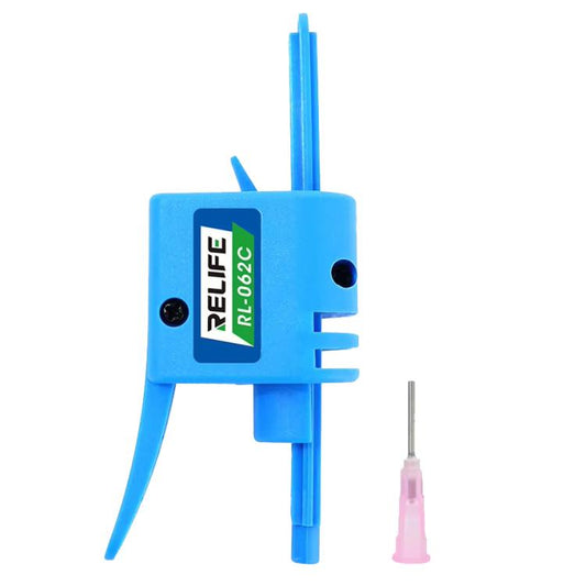 RELIFE RL-062C 3-5CC Manual Glue Tapper Cell Phone Repair Motherboard Soldering Oil Syringe Booster Tin Paste Syringe Pusher - Repair Glue Series by RELIFE | Online Shopping UK | buy2fix