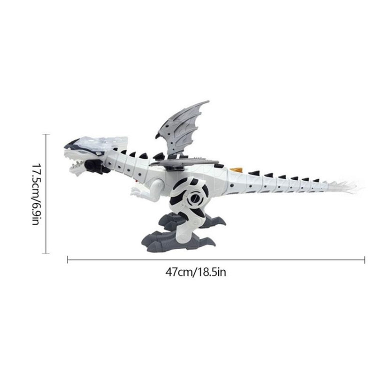 Mechanical Toys White Spray Electric Dinosaur Mechanical Pterosaur Dinosaur World Toy Dinosaur Model Children Gifts - Model Toys by buy2fix | Online Shopping UK | buy2fix