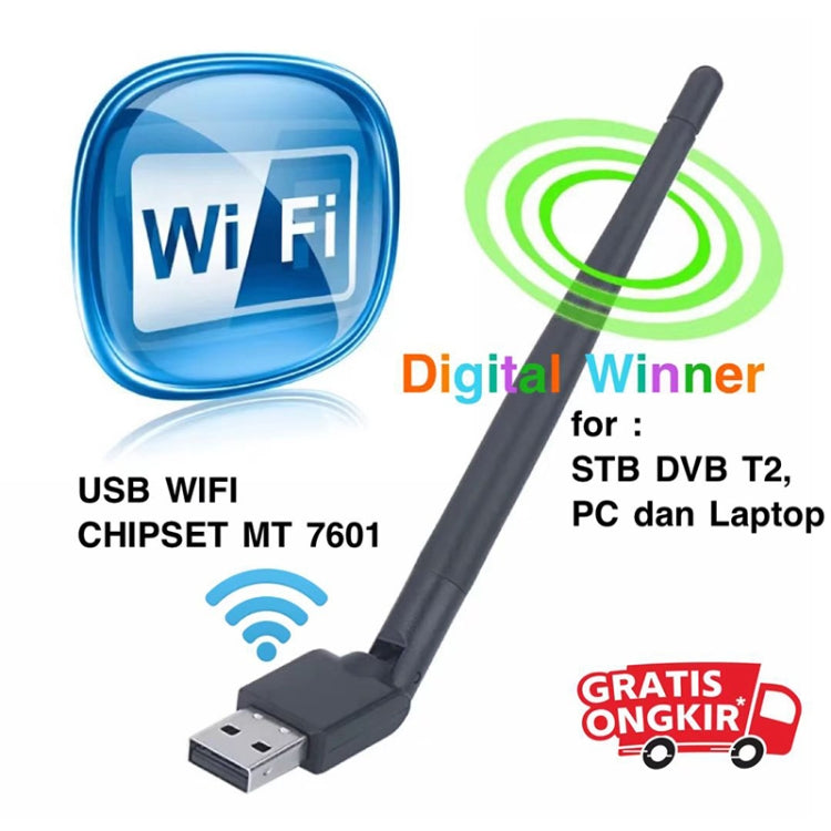 MT7601 150M USB Wireless Card Portable WiFi Signal Receiver - USB Network Adapter by buy2fix | Online Shopping UK | buy2fix