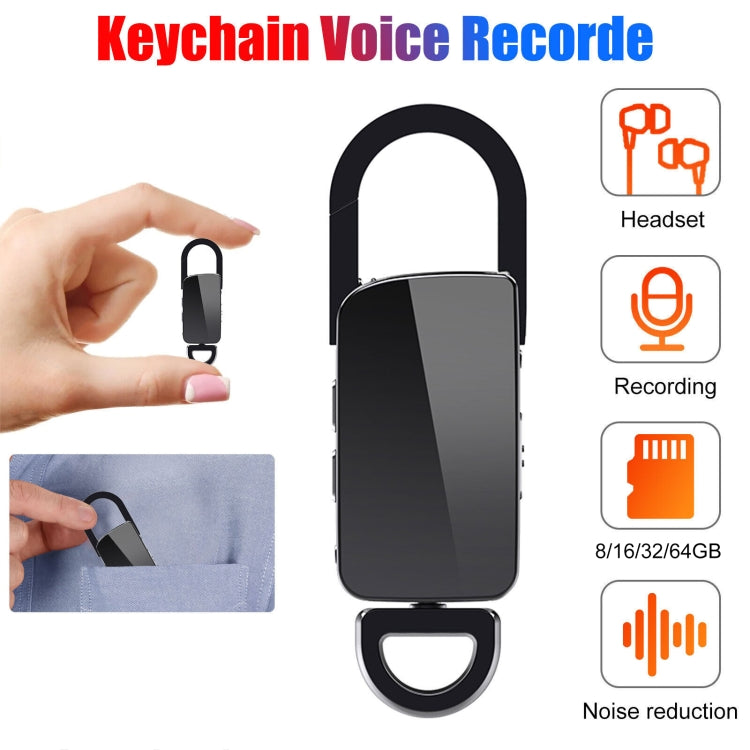 S20 32GB Keychain HD Noise Reduction Portable Recording Pen - U-Disk Recorder by buy2fix | Online Shopping UK | buy2fix