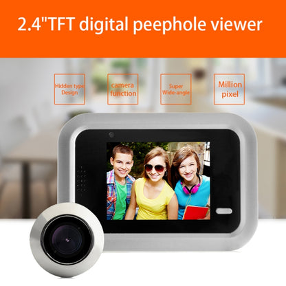 X8 2.4 inch Screen 2.0MP Security Camera No Disturb Peephole Viewer, Support TF Card - Security by buy2fix | Online Shopping UK | buy2fix