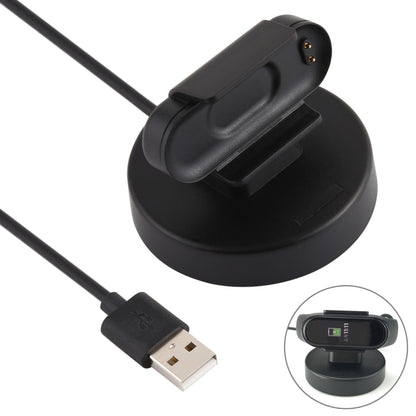 For Xiaomi Mi Band 4 Charger Charging Dock Base Stand Holder with 1m Charging Cable(Black) - Charger by buy2fix | Online Shopping UK | buy2fix