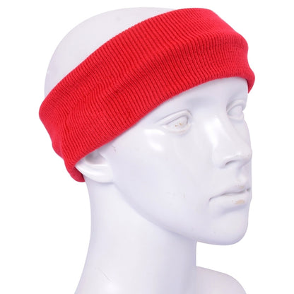 Knitted Bluetooth Headsfree Sport Music Headband with Mic for iPhone / Samsung and Other Bluetooth Devices(Red) - Smart Hats by buy2fix | Online Shopping UK | buy2fix