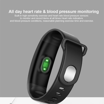 QS01 0.96 inches TFT Color Screen Smart Bracelet IP67 Waterproof, Support Call Reminder /Heart Rate Monitoring /Sleep Monitoring /Blood Pressure Monitoring /Sedentary Reminder (Red) - Smart Wear by buy2fix | Online Shopping UK | buy2fix