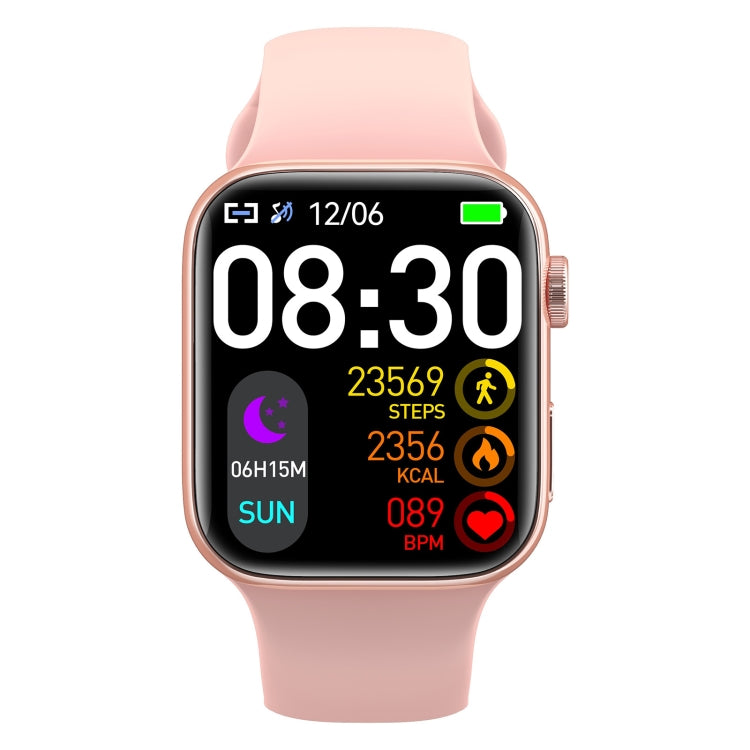 T900 PRO MAX L BIG 1.92 inch Large Screen Waterproof Smart Watch, Support Heart Rate / Blood Pressure / Oxygen / Multiple Sports Modes (Pink) - Smart Wear by buy2fix | Online Shopping UK | buy2fix