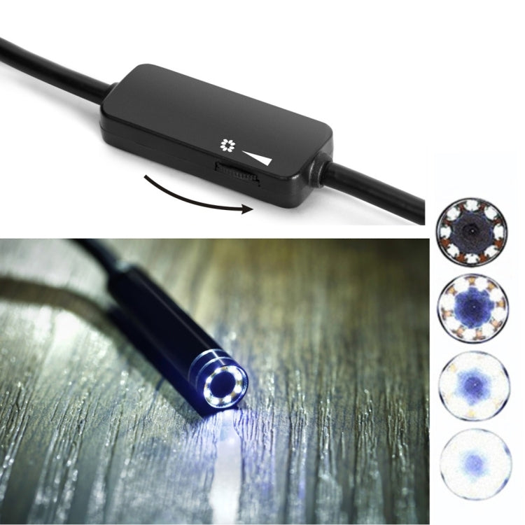 AN97 USB-C / Type-C Endoscope Waterproof IP67 Tube Inspection Camera with 8 LED & USB Adapter, Length: 10m, Lens Diameter: 7mm -  by buy2fix | Online Shopping UK | buy2fix