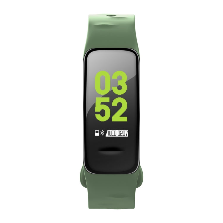 CHIGU C1Plus Fitness Tracker 0.96 inch IPS Screen Smartband Bracelet, IP67 Waterproof, Support Sports Mode / Blood Pressure / Sleep Monitor / Heart Rate Monitor / Fatigue Monitor / Sedentary Reminder (Green) - Smart Wear by buy2fix | Online Shopping UK | buy2fix