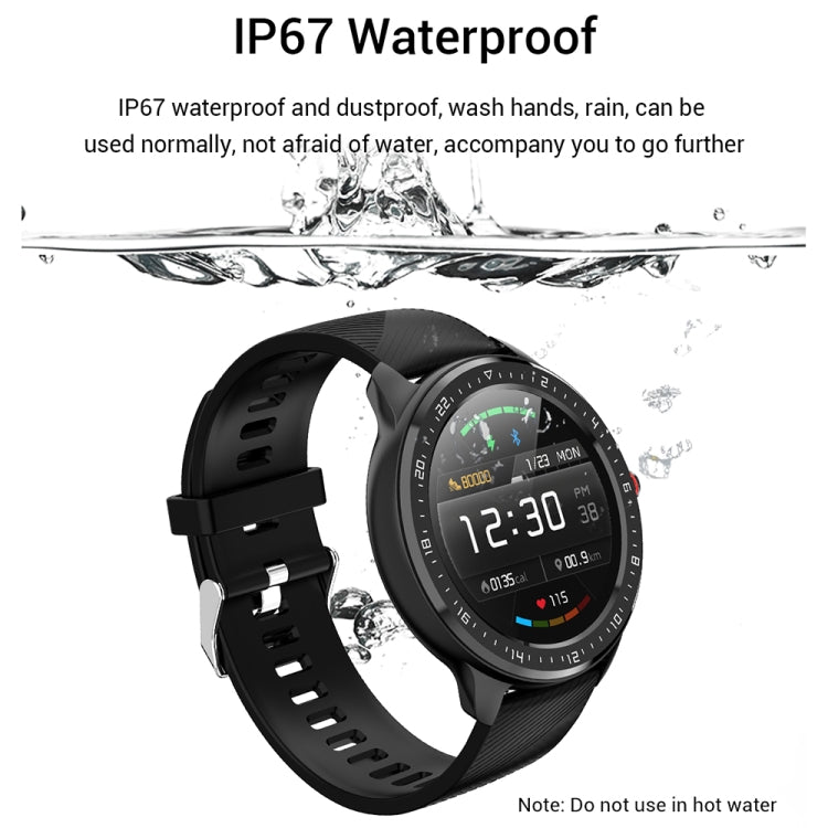 Z06 Fashion Smart Sports Watch, 1.3 inch Full Touch Screen, 5 Dials Change, IP67 Waterproof, Support Heart Rate / Blood Pressure Monitoring / Sleep Monitoring / Sedentary Reminder (Black Grey) - Smart Wear by buy2fix | Online Shopping UK | buy2fix