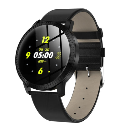 CF18 1.22 inch Color Screen IPX67 Waterproof Bluetooth Smartwatch, Support Call Reminder/ Heart Rate Monitoring /Blood Pressure Monitoring/ Sleep Monitoring (Black) - Smart Wear by buy2fix | Online Shopping UK | buy2fix