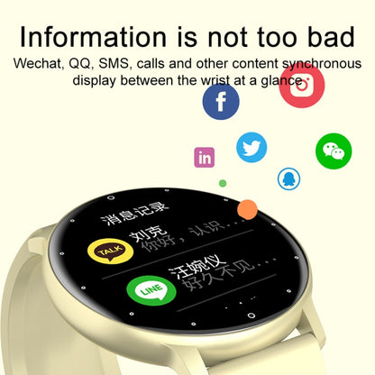 ZL02D 1.28 inch IP67 Waterproof Steel Band Smart Watch Support Heart Rate Monitoring (Gold) - Smart Watches by buy2fix | Online Shopping UK | buy2fix